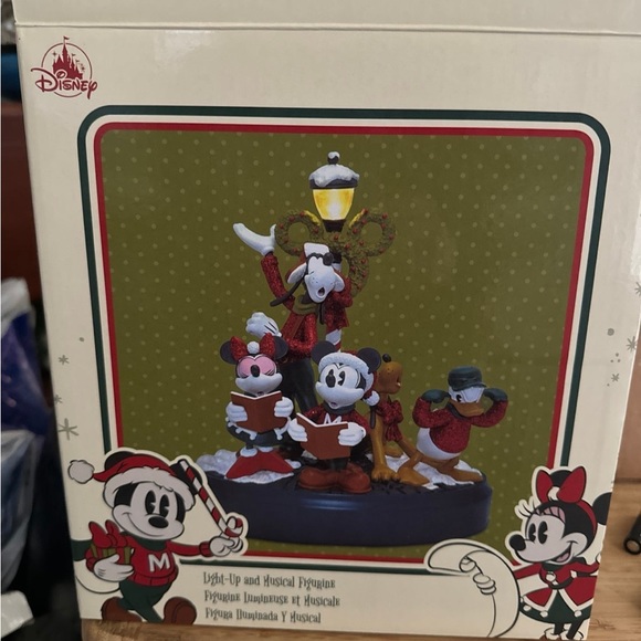 Disney world park exclusive Mickey and friends caroling...